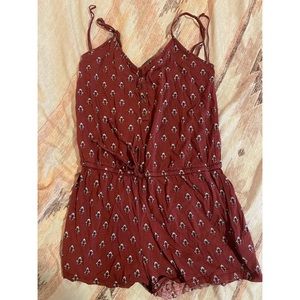 Aeropostale Maroon Romper